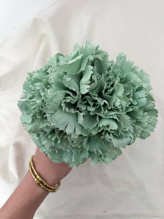 Claveles verde agua