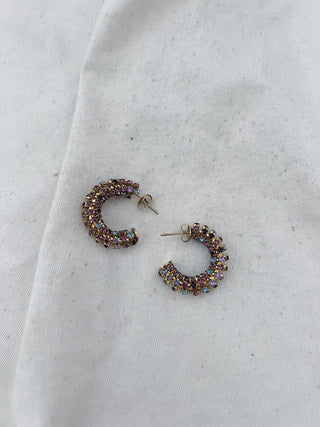 Aritos labrados colores pequeños