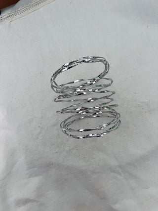 Brazalete serpentina plata