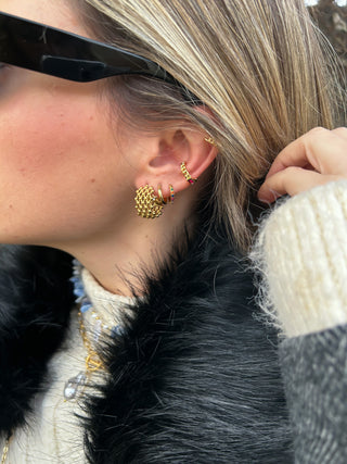 Ear cuff cadena y color