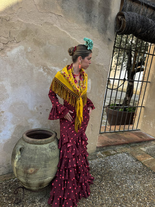 Traje flamenca Azahar