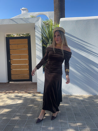 Vestido Lady marrón
