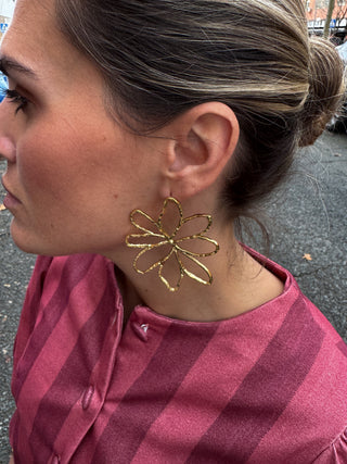 Pendientes maxi nenúfar