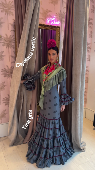 Traje flamenca Tina lunares