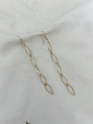 Pendientes rombitos largos