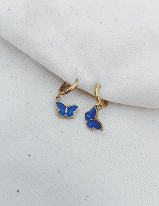 Arito mariposa azul oscuro