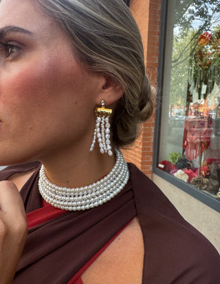 Pendientes pearl oro