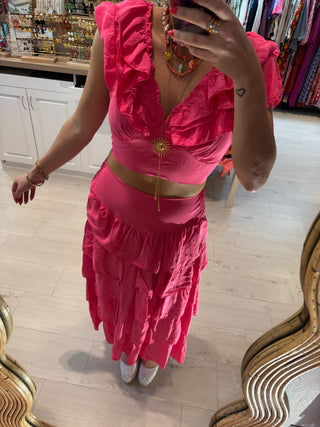 Conjunto estrella rosa