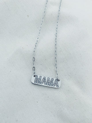 Mamá diamantes plata