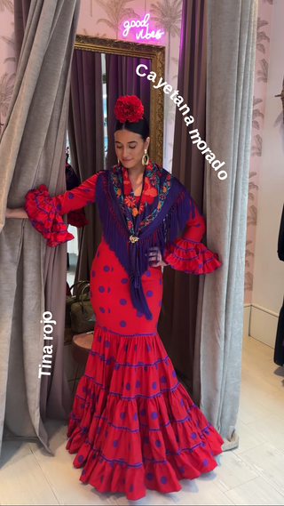 Traje flamenca Tina lunares