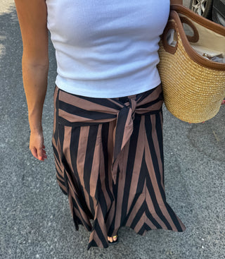 Falda Aveiro marrón