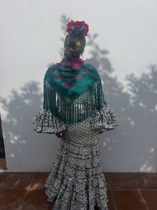 Traje de flamenca Sevilla lunares