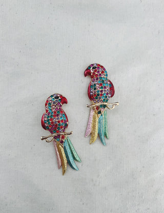 Pendientes loritos circonitas