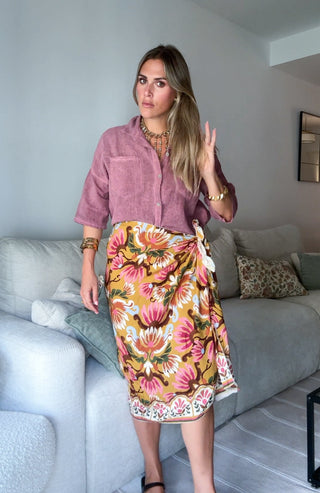 Falda/pareo tropical