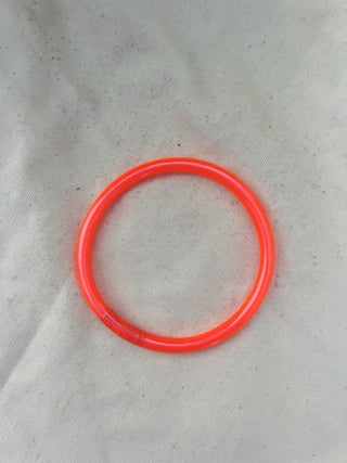 Pulsera pan de oro naranja flúor