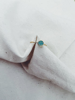 Anillo Happy turquesa