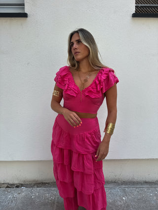 Conjunto estrella rosa