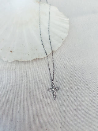 Cadena Cruz all plata