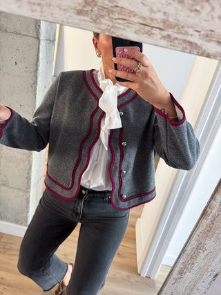 Chaqueta Prado gris oscuro