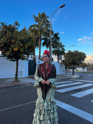Traje flamenca Azahar