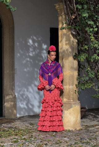 Traje flamenca Azahar