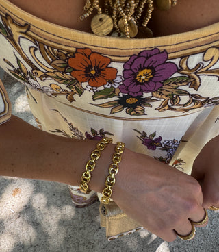 Pulsera cadena dúo