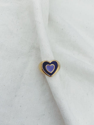 Corazón Lila y morado