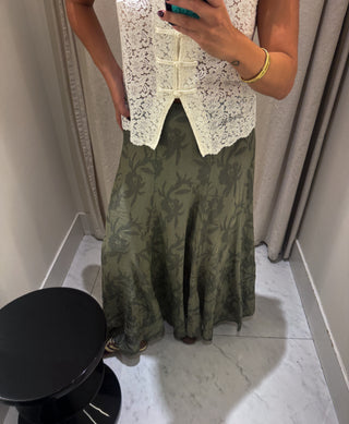 Falda bella verde