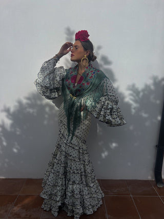 Traje de flamenca Sevilla lunares