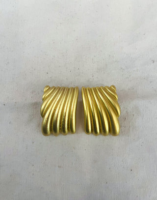Pendientes caparazón cuadrado