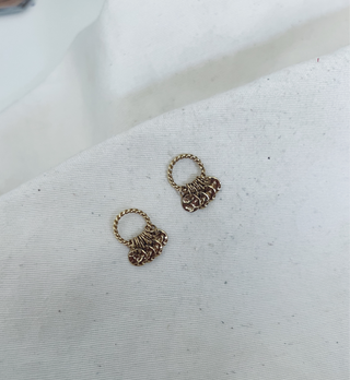 Pendientes Círculo monjitas