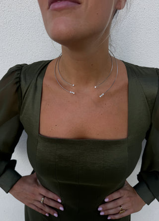 Choker Anaís plateado