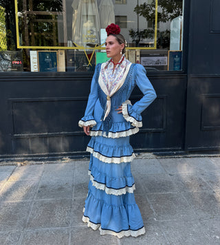 Traje de flamenca Monte celeste
