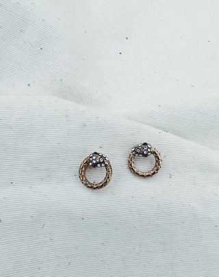 Pendientes Mini círculo serpiente